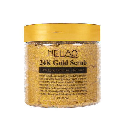 24K Gold Face Facial Scrub Exfoliating Repair Smooth Skin